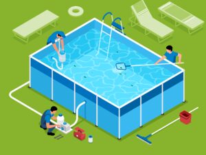 Summer Pool Cleaning Composition